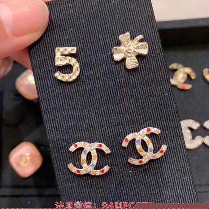 Ch*el earrings